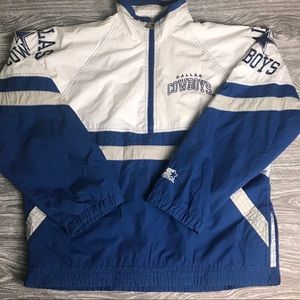 (VTG) Men’s L STARTER DAL Cowboys Pullover Jacket